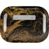 Gold and Black Marble AirPods Skins