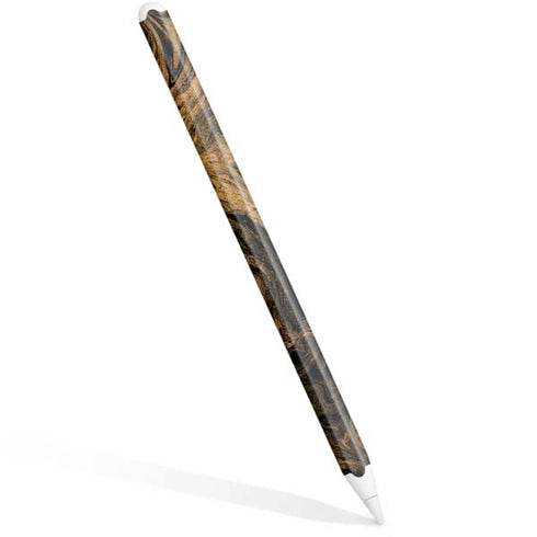 Gold and Black Marble Apple Pencil (2nd Gen 2019) Skin