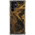 Gold and Black Marble Galaxy S23 Ultra Clear Case