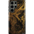 Gold and Black Marble Galaxy S23 Ultra Pro Case