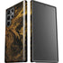 Gold and Black Marble Galaxy S23 Ultra Pro Case