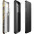 Gold and Black Marble Galaxy S25 Impact Case