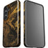 Gold and Black Marble Galaxy S25 Impact Case