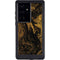 Gold and Black Marble Galaxy S24 Ultra Waterproof Case