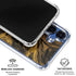 Gold and Black Marble Galaxy S25 Clear Case