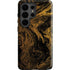 Gold and Black Marble Galaxy S26 Ultra Impact Case