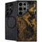 Gold and Black Marble Galaxy S26 Ultra Kickstand Case