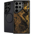 Gold and Black Marble Galaxy S26 Ultra Kickstand Case