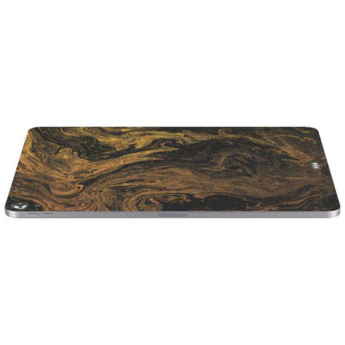Gold and Black Marble Apple iPad Air Skin