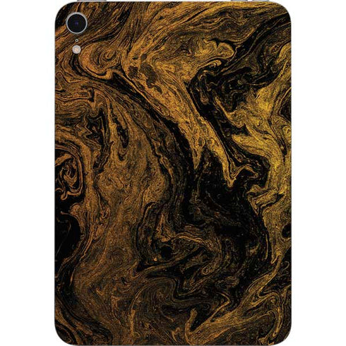 Gold and Black Marble Apple iPad Mini Skin