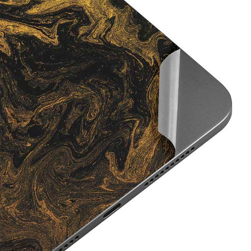 Gold and Black Marble Apple iPad Mini Skin