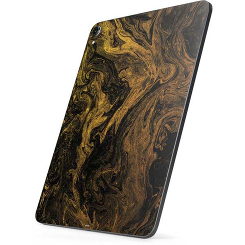 Gold and Black Marble Apple iPad Pro Skin