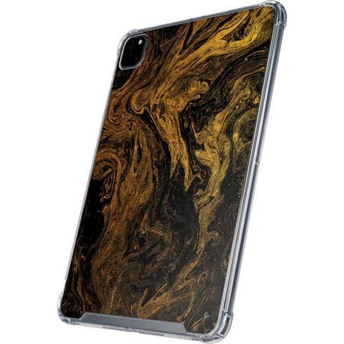 Gold and Black Marble iPad Cases