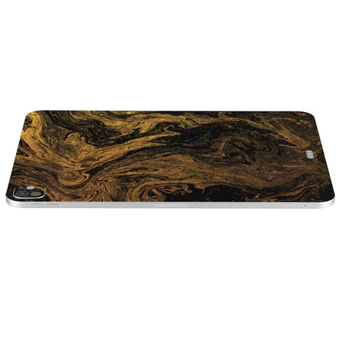 Gold and Black Marble iPad Pro 13in M4 (2024) Skin