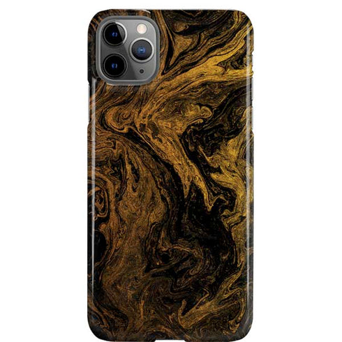 Gold and Black Marble iPhone Cases