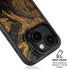 Gold and Black Marble iPhone 14 Plus Kickstand Case