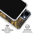 Gold and Black Marble iPhone 15 Clear Case