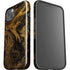 Gold and Black Marble iPhone 15 Impact Case
