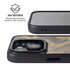 Gold and Black Marble iPhone 15 Kickstand Case