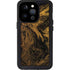 Gold and Black Marble iPhone 15 Pro Waterproof Case
