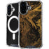 Gold and Black Marble iPhone 16 MagSafe Case