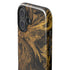 Gold and Black Marble iPhone 16 Plus Impact Case