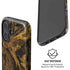 Gold and Black Marble iPhone 16 Plus Magsafe Impact Case