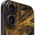 Gold and Black Marble iPhone 16 Plus Skin