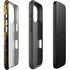 Gold and Black Marble iPhone 16 Pro Impact Case