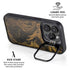 Gold and Black Marble iPhone 16 Pro Kickstand Case