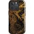 Gold and Black Marble iPhone 16 Pro Magsafe Impact Case