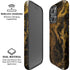 Gold and Black Marble iPhone 16 Pro Magsafe Impact Case