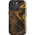 Gold and Black Marble iPhone 16 Pro Max Impact Case