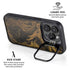 Gold and Black Marble iPhone 16 Pro Max Kickstand Case
