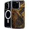 Gold and Black Marble iPhone 16 Pro Max MagSafe Case
