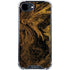 Gold and Black Marble iPhone 16e Clear Case