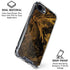 Gold and Black Marble iPhone 16e Clear Case