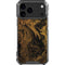 Gold and Black Marble iPhone 18 Pro Max Clear Case