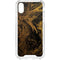 Gold and Black Marble iPhone XS Clear Case