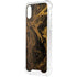Gold and Black Marble iPhone XS Clear Case