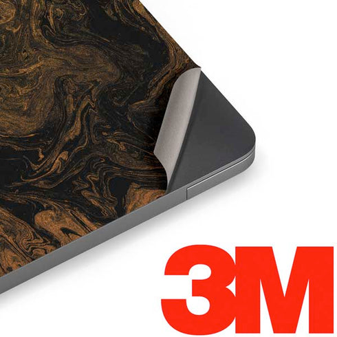 Gold and Black Marble Apple MacBook Air Skin