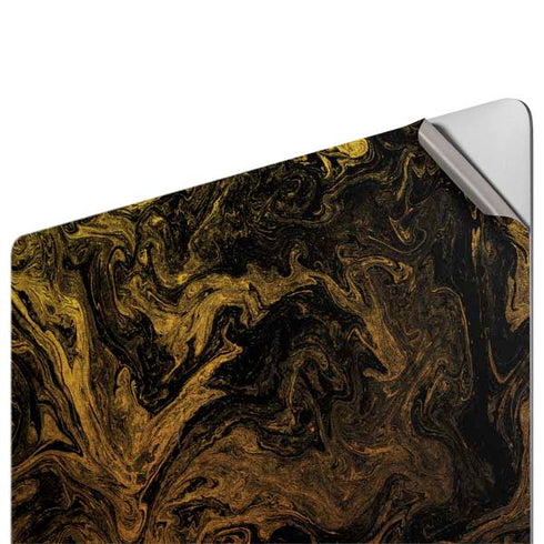 Gold and Black Marble Apple MacBook Pro 16-inch Skin