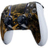 Gold and Black Marble PS5 DualSense Edge Pro Controller Skin