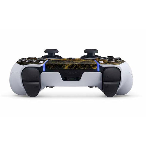 Gold and Black Marble PS5 DualSense Edge Pro Controller Skin
