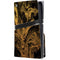 Gold and Black Marble PS5 Pro Disk Console Skin
