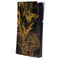 Gold and Black Marble PS5 Slim Digital Edition Console Skin