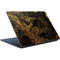 Gold and Black Marble Surface Laptop Skin