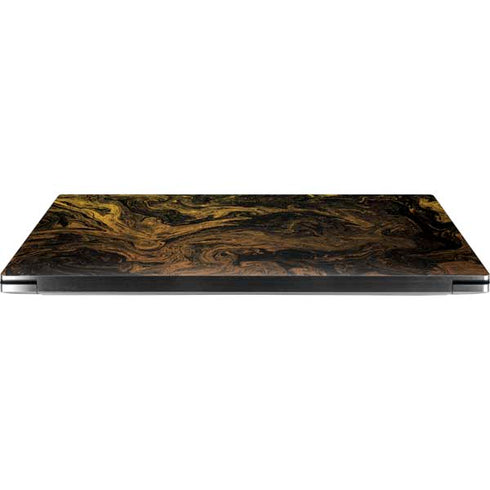 Gold and Black Marble Dell XPS Skin