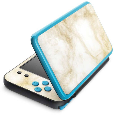 Gold and White Marble Nintendo Skins