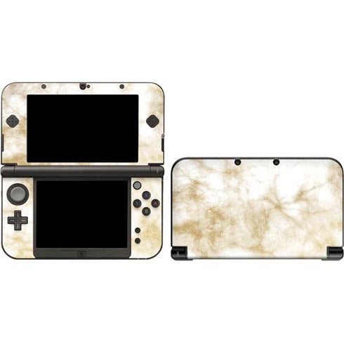 Gold and White Marble Nintendo Skins